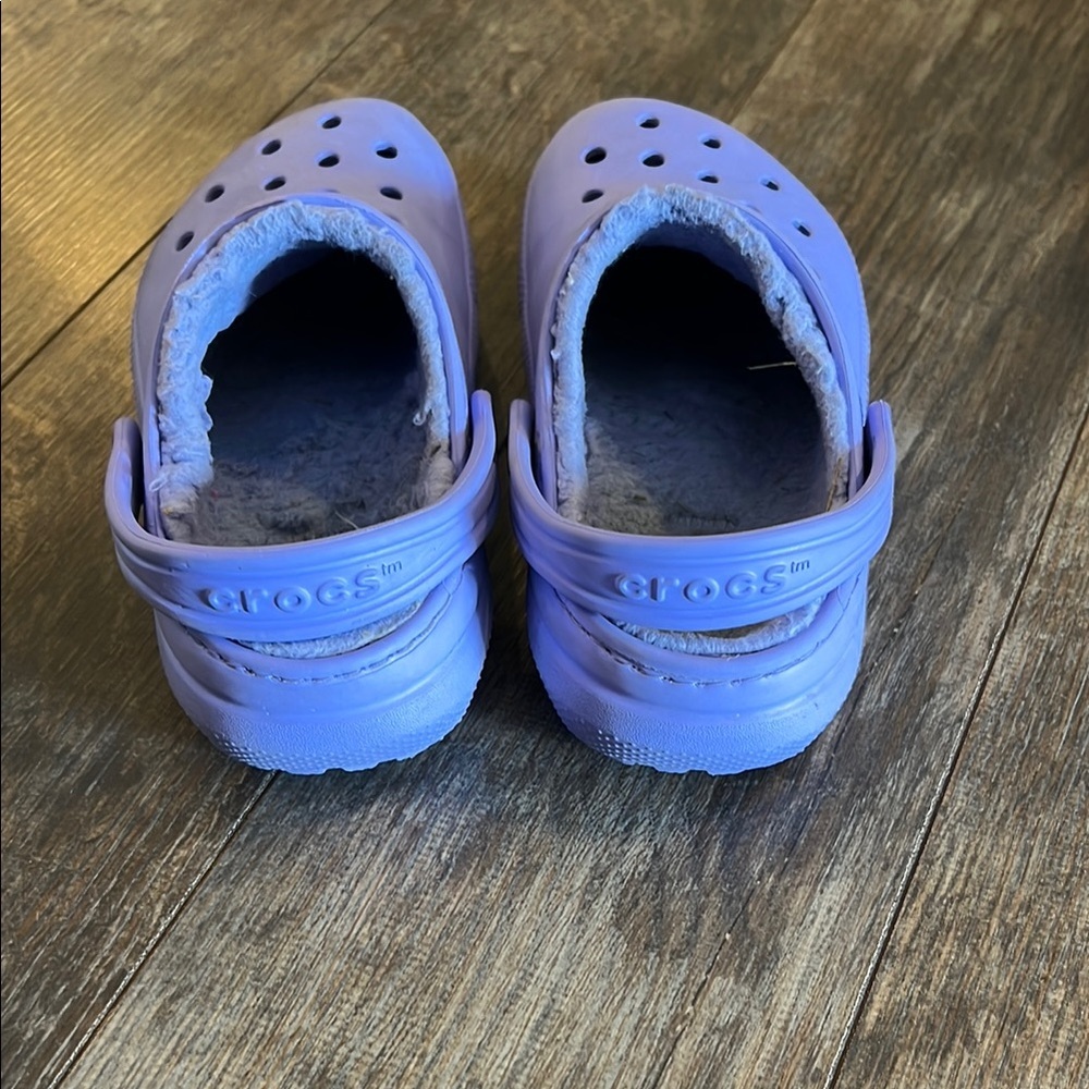 CROCS Purple Clog Shoes - Picture 3 of 10